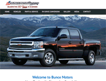 Tablet Screenshot of bunce.co.nz